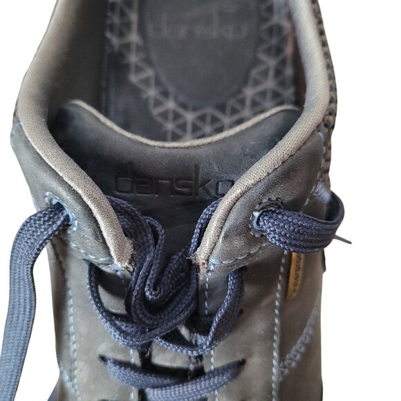 Dansko Paisley Navy Leather Athletic Waterproof Shoes Vibram Sole Size 6.5 - 7 - Picture 10 of 14